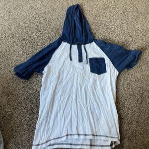 Short Sleeve Hoodie Shirt